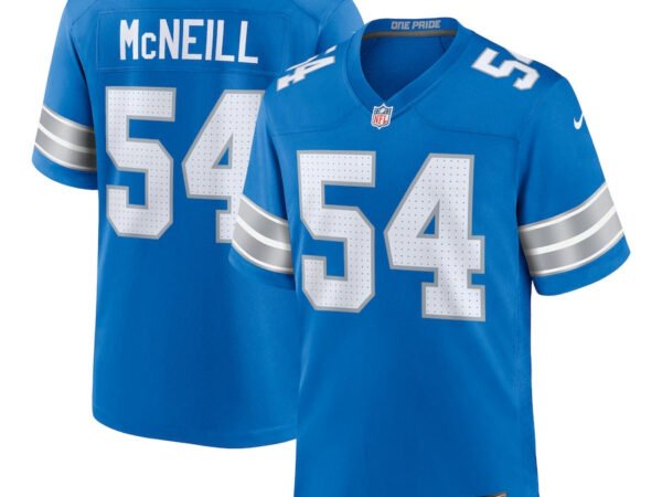 Alim McNeill Detroit Lions Nike Team Game Jersey -  Blue