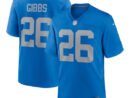 Jahmyr Gibbs Detroit Lions Nike Alternate Game Jersey -  Blue