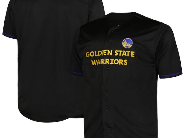 Golden State Warriors Profile Big & Tall Pop Jersey - Black