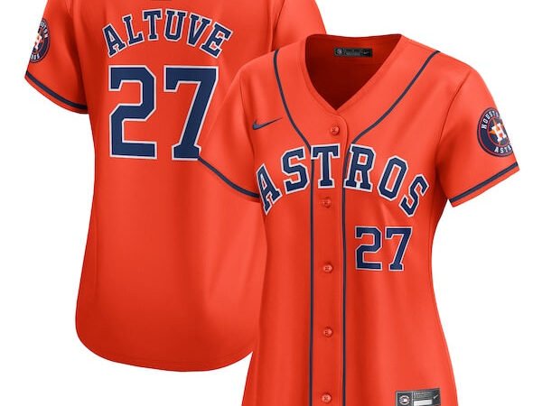 Jose Altuve Houston Astros Nike Women's Alternate Limited Player Jersey – Orange