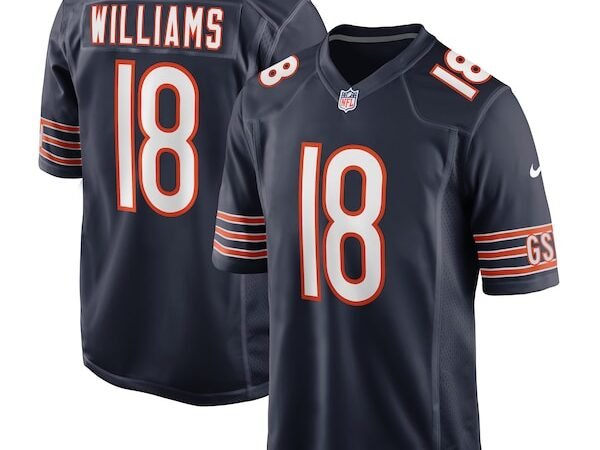 Caleb Williams Chicago Bears Nike 2024 NFL Draft First Round Pick Player Game Jersey - Navy