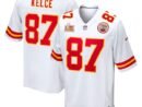 Travis Kelce Kansas City Chiefs Nike Super Bowl LIX Game Jersey - White/Red