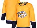 Nashville Predators adidas Home Authentic Blank Jersey - Gold