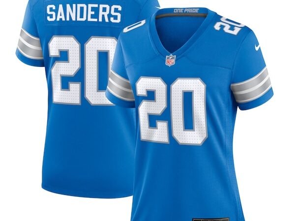 Barry Sanders Detroit Lions Nike Women's Retired Player Game Jersey - Blue