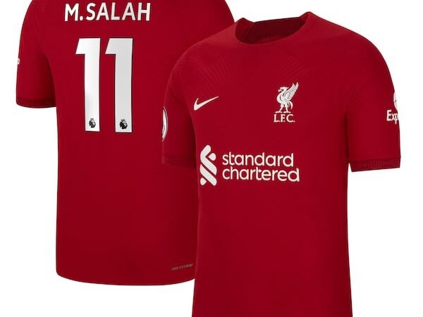 Mohamed Salah Liverpool Nike 2022/23 Home Authentic Player Jersey - Red