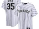 Elias Díaz Colorado Rockies Nike Home  Replica Player Jersey - White