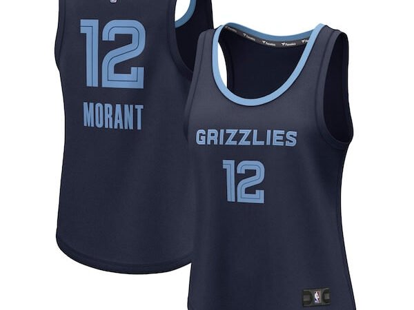 Ja Morant Memphis Grizzlies  Women's Fast Break Player Jersey - Icon Edition - Navy