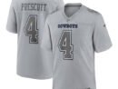 Dak Prescott Dallas Cowboys Nike Atmosphere Fashion Game Jersey - Gray