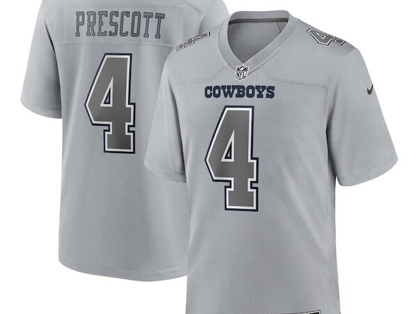 Dak Prescott Dallas Cowboys Nike Atmosphere Fashion Game Jersey - Gray
