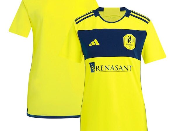 Nashville SC adidas Women's 2024 The 615 Kit Replica Jersey - Yellow