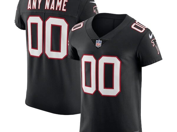 Atlanta Falcons Nike Alternate Vapor Elite Custom Jersey - Black