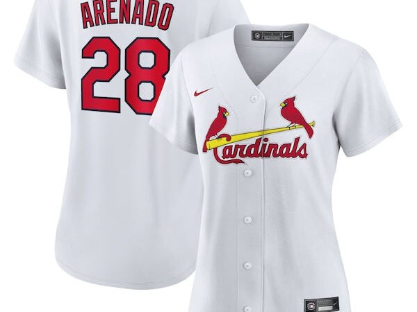 Nolan Arenado St. Louis Cardinals Nike Women's Home Official Replica Player Jersey - White/Cream/Red