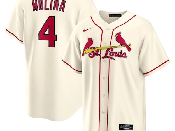 Yadier Molina St. Louis Cardinals Nike Alternate Replica Player Name Jersey - Cream