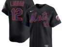 Francisco Lindor New York Mets Nike Alternate Limited Jersey - Black