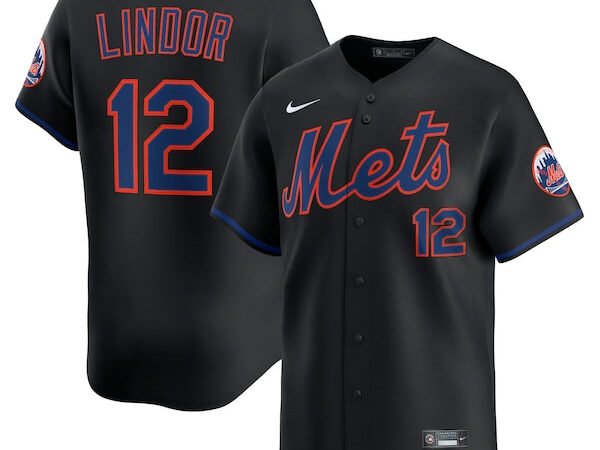 Francisco Lindor New York Mets Nike Alternate Limited Jersey - Black