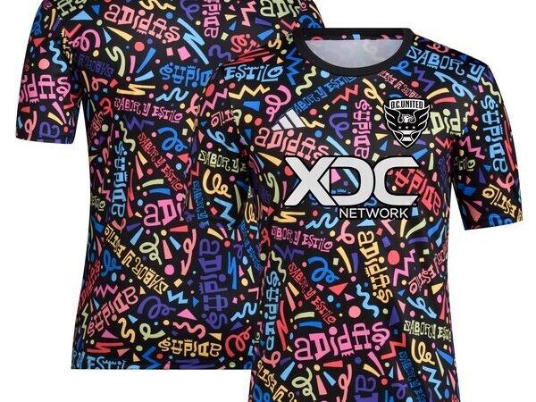 D.C. United adidas 2024 Hispanic Heritage Pre-Match Top - Black