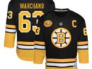 Brad Marchand Boston Bruins Youth 100th Anniversary Replica Player Jersey - Black