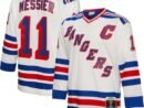 Mark Messier New York Rangers Captain Patch 1993/94 Blue Line Player Jersey - White/Blue