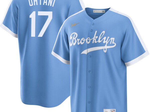 Youth Shohei Ohtani Brooklyn Dodgers Nike Cooperstown Collection Limited Player Jersey - Light Blue