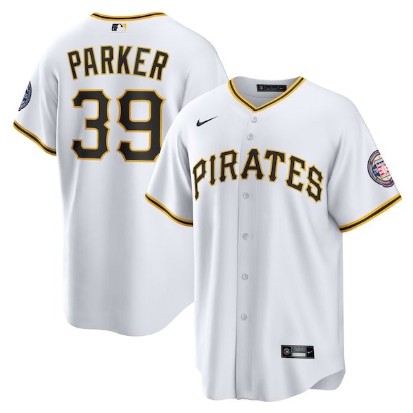 Dave Parker Pittsburgh Pirates Nike 2025 Baseball Hall of Fame Name & Number Retired Replica Jersey - White