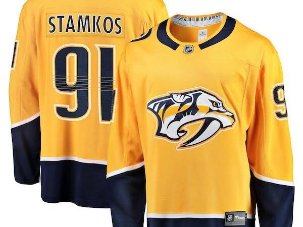 Steven Stamkos Nashville Predators  Home Premier Breakaway Player Jersey - Gold