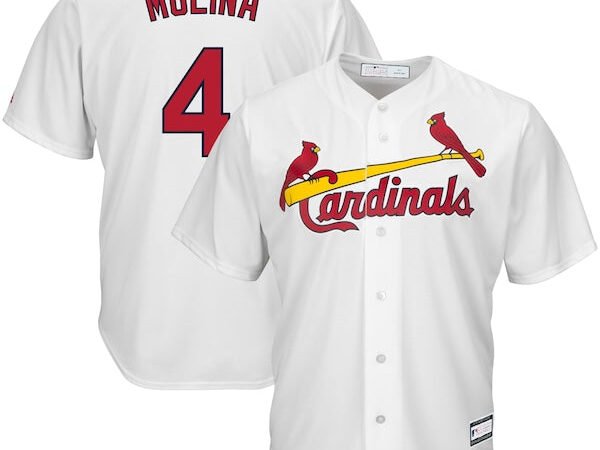 Yadier Molina St. Louis Cardinals Big & Tall Replica Player Jersey - White
