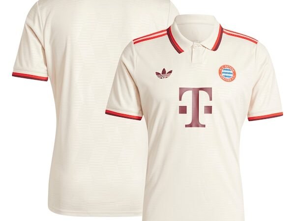 Bayern Munich adidas Originals 2024/25 Third Replica Jersey - Cream