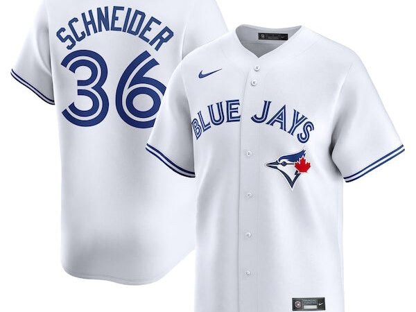 Davis Schneider Toronto Blue Jays Nike Home Limited Player Jersey - White