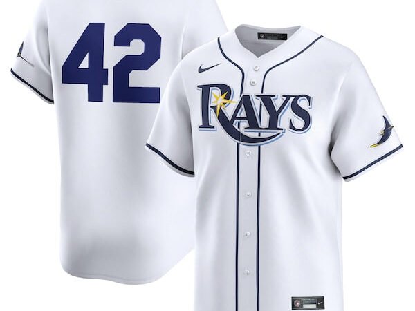 Tampa Bay Rays Nike 2024 Jackie Robinson Day Home Limited Jersey – White