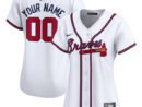 Atlanta Braves Nike Women's Home Limited Custom Jersey - White