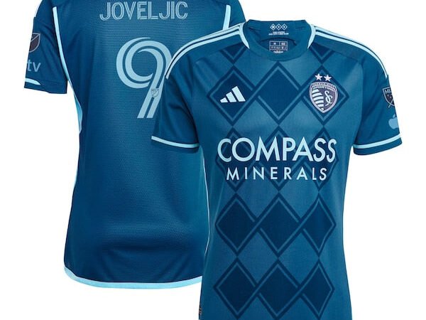Dejan Joveljic Sporting Kansas City adidas 2024 Diamonds Our Forever Authentic Player Jersey - Navy