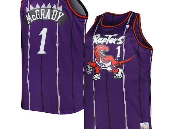 Tracy McGrady Toronto Raptors Big & Tall Hardwood Classics 1998/99 Swingman Jersey - Purple