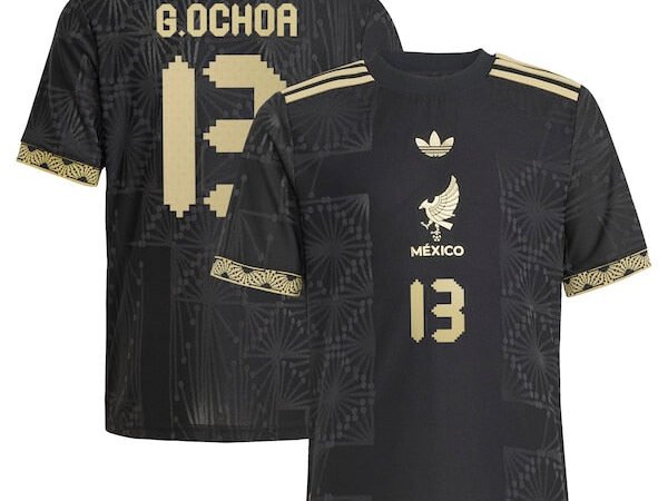 Guillermo Ochoa Mexico National Team adidas Youth 2025 Third Authentic Player Jersey - Black
