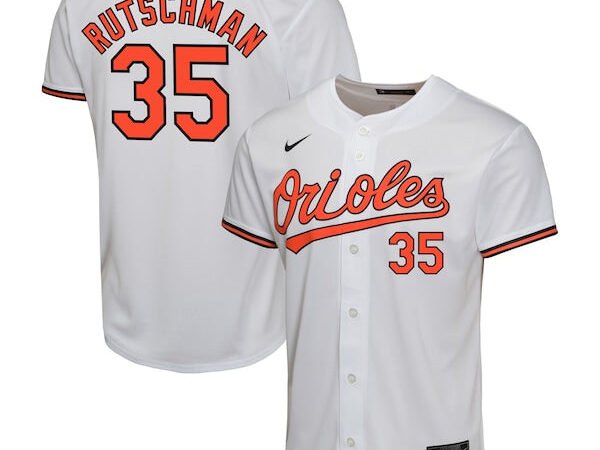 Adley Rutschman Baltimore Orioles Nike Youth Home Game Player Jersey - White