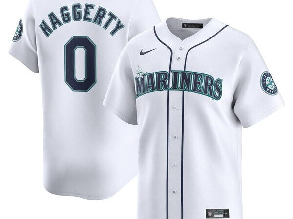 Sam Haggerty Seattle Mariners Nike Home Limited Player Jersey - White