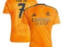 Vini Jr. Los Merengues adidas 2024/25 Away Replica Player Jersey - Orange