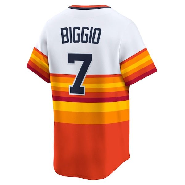 Craig Biggio Houston Astros Nike Throwback Cooperstown Collection Limited Player Jersey - White