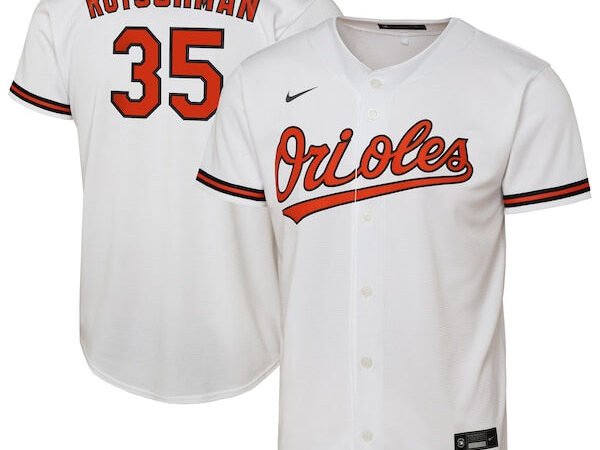 Adley Rutschman Baltimore Orioles Nike Youth Home Replica Player Jersey - White