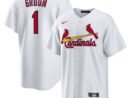 St. Louis Cardinals Nike #1 Groom Home Replica Jersey - White