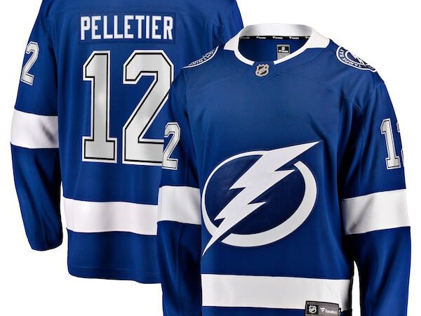 Jakob Pelletier Tampa Bay Lightning  Home Breakaway Jersey - Blue
