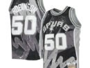 David Robinson San Antonio Spurs Hardwood Classics 1998/99 Hyper Hoops Swingman Jersey - Black
