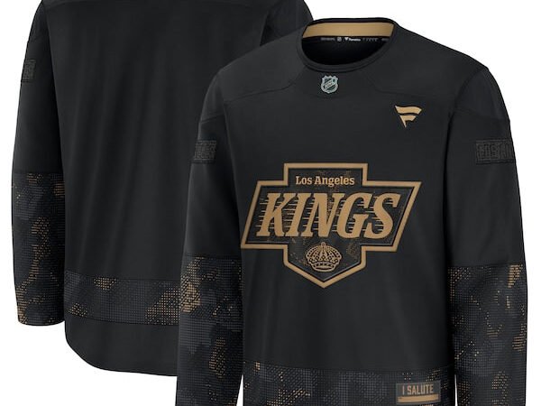 Los Angeles Kings  2024 Military Appreciation Practice Jersey - Black