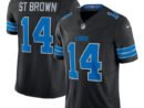 Amon-Ra St. Brown Detroit Lions Nike 2nd Alternate Vapor F.U.S.E. Limited Jersey - Black