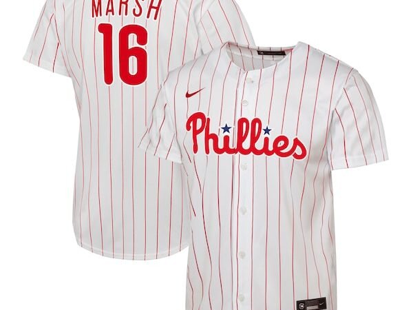 Brandon Marsh Philadelphia Phillies Nike  Youth Home Replica Jersey - White