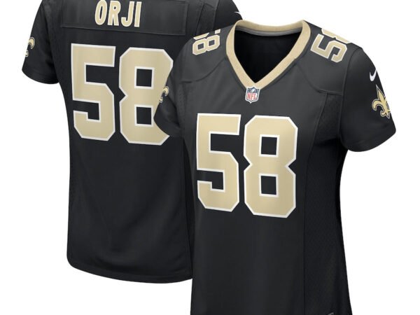 Anfernee Orji New Orleans Saints Nike Women's Team Game Jersey -  Black
