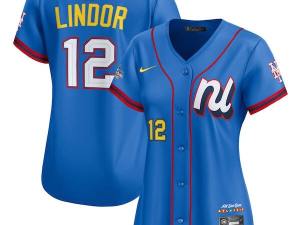 Francisco Lindor National League Nike Women's 2025 All-Star Edition Limited Player Jersey - Blue