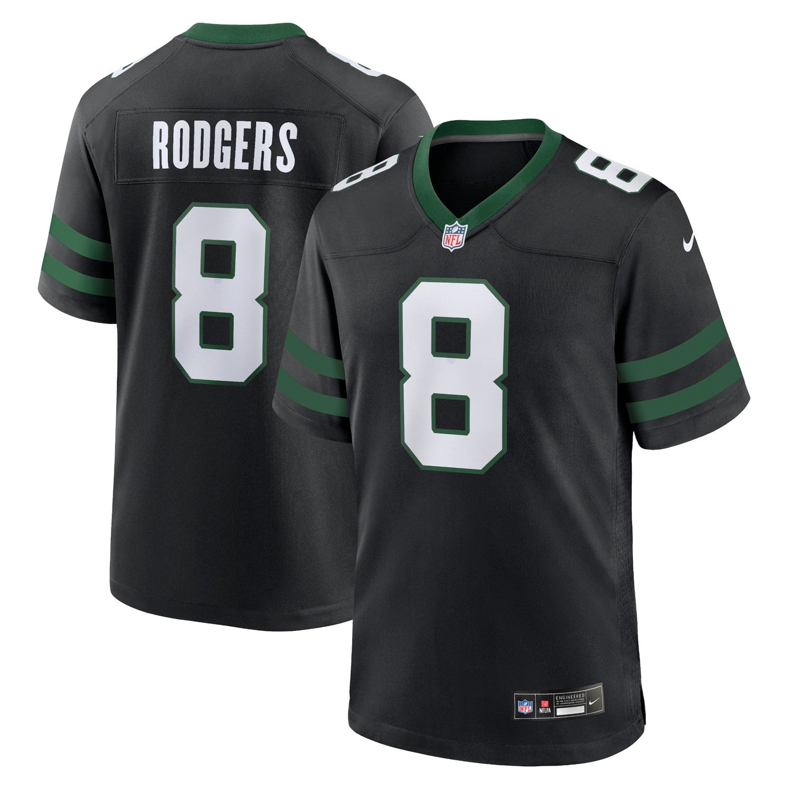 Aaron Rodgers New York Jets Nike Game Jersey - Legacy Green