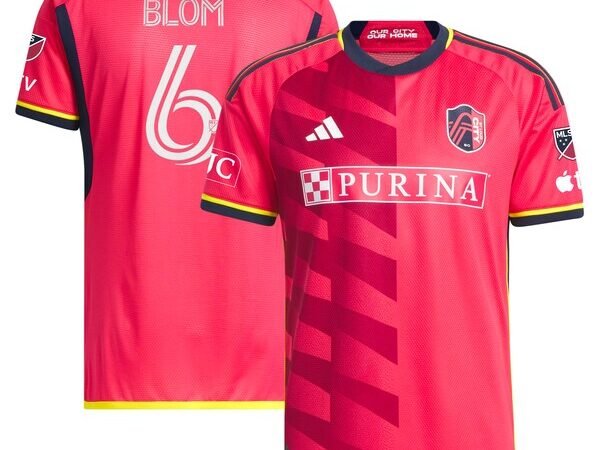 Njabulo Blom St. Louis City SC adidas 2024 The Spirit Kit Authentic Jersey - Red