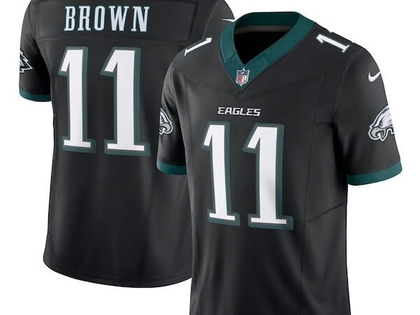 A.J. Brown Philadelphia Eagles Nike Alternate Vapor F.U.S.E. Limited Jersey - Black/Green/White