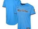 Miami Marlins Nike Youth Alternate Limited Jersey - Blue